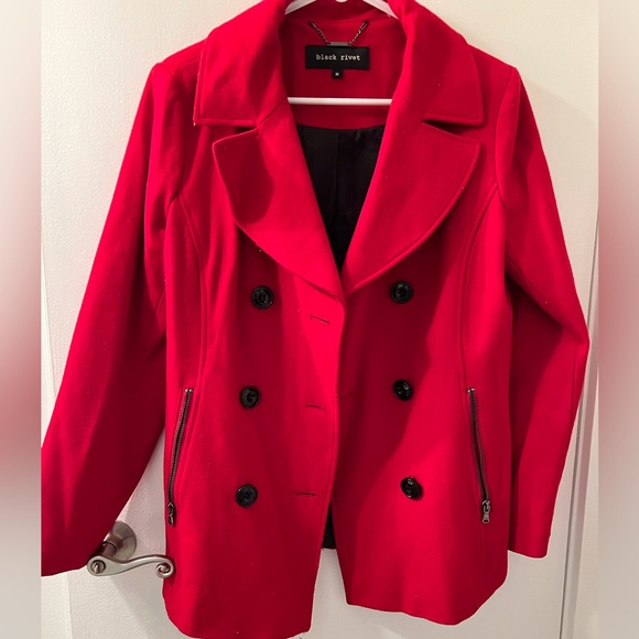 Women’s Wool Pea Coat - Picture 1 of 13